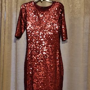 BCBG sequined dress